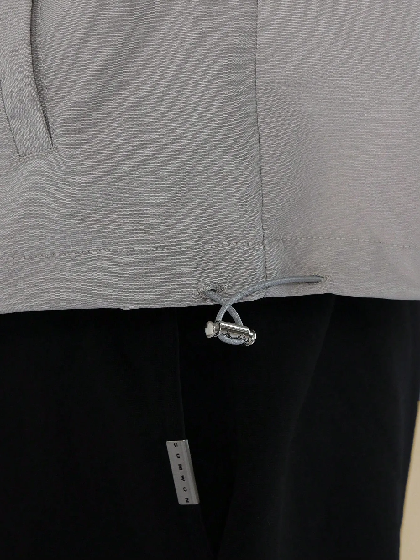 Regular Fit Long Sleeve Sporty Nylon Track Jacket