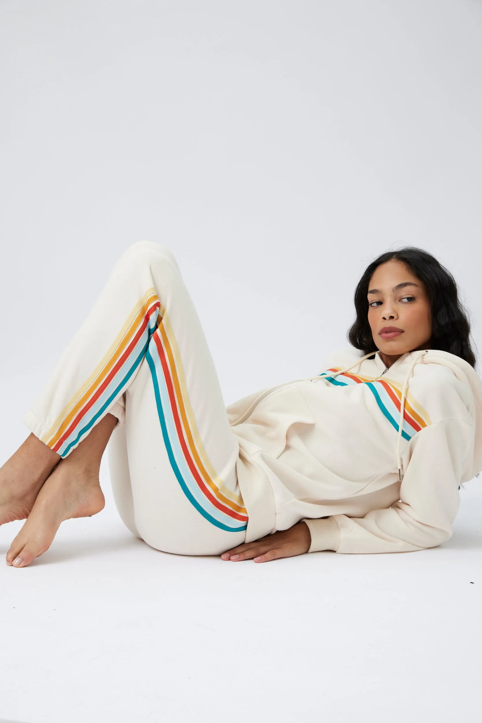 SALE - Monica Striped Hoodie