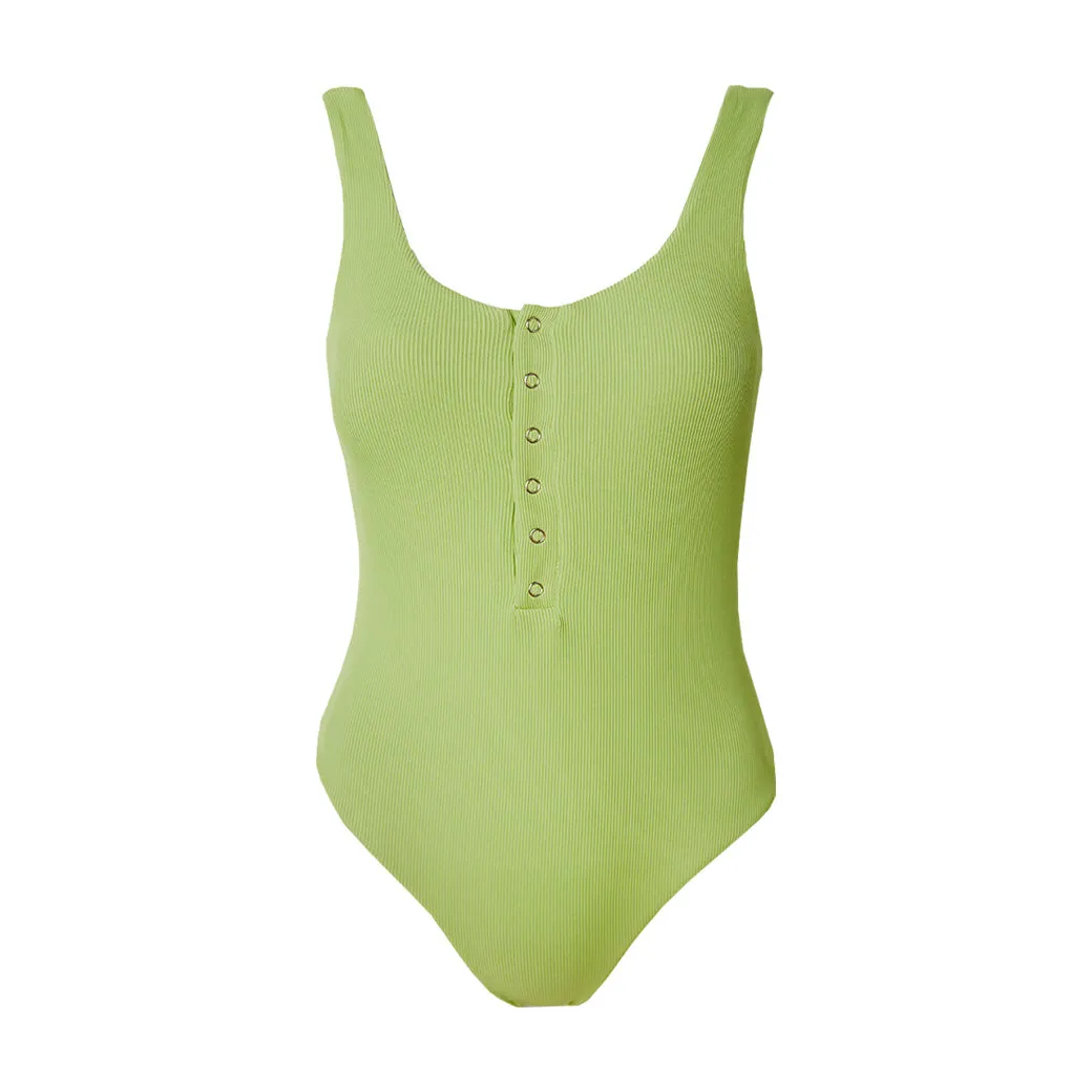 SAMPLE - Snap Front Bodysuit - Pear