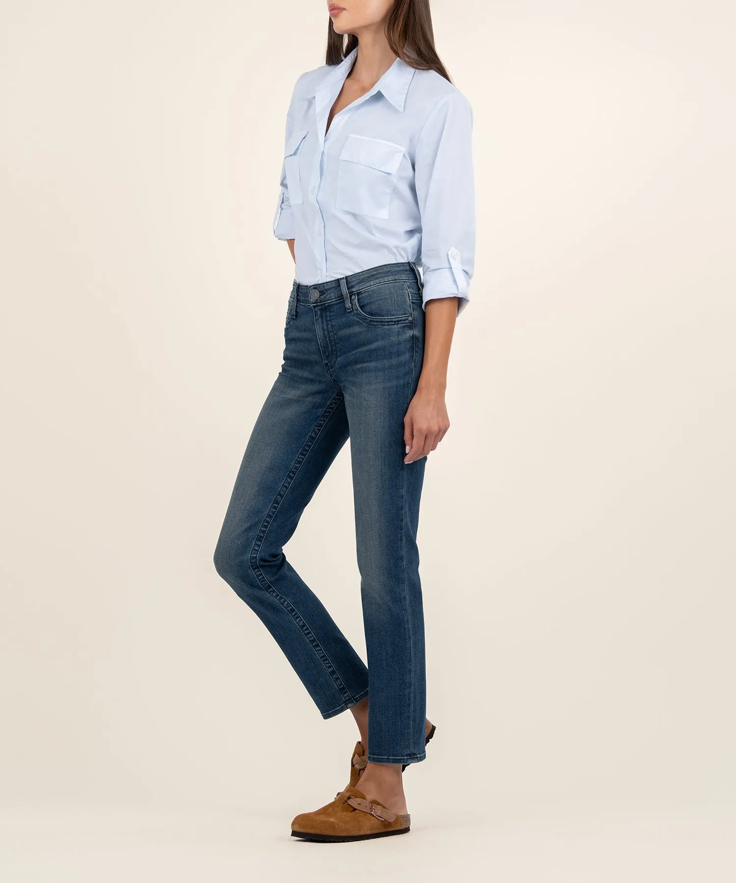 Stevie Mid Rise Straight Leg, Exclusive