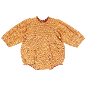 Stevie Puff Sleeve Bubble, Gold Tear Drop