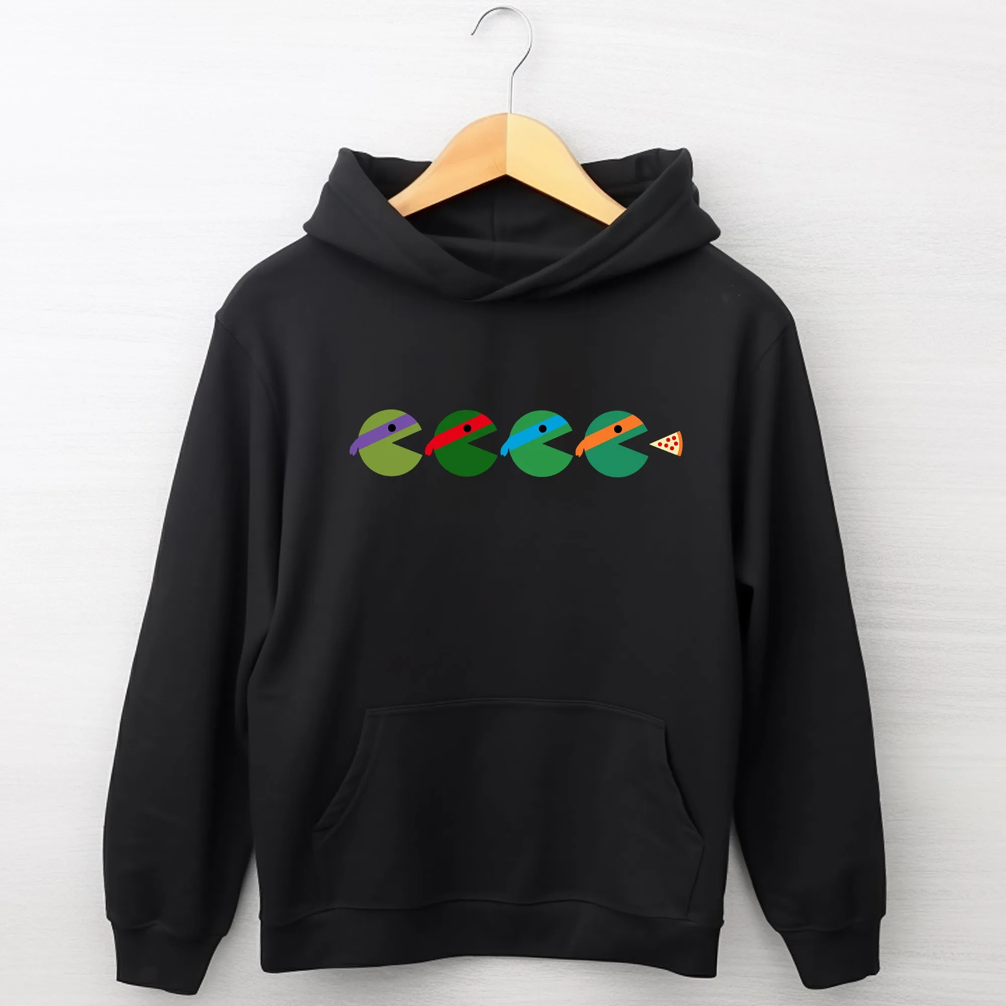 Teenage Mutant Ninja Turtles Pac-man Silhouette Adult Hoodie