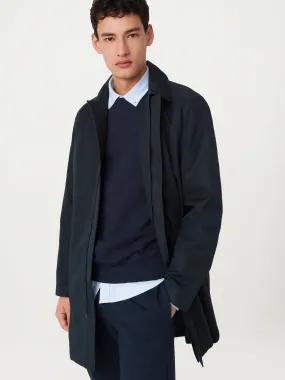 The Joseph Mac Topcoat in Deep Blue