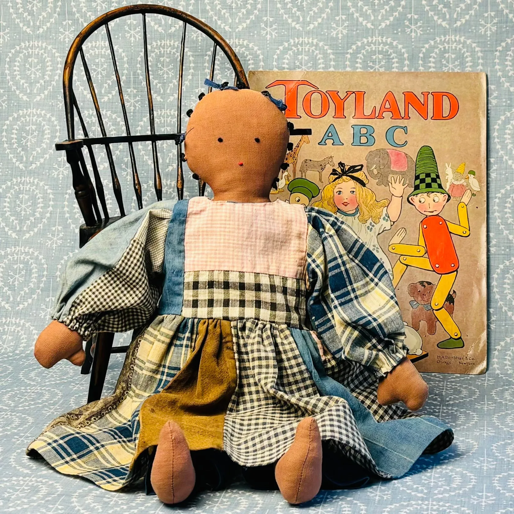 Vintage African American Doll - Circa Early 1900's- Mid 1900's