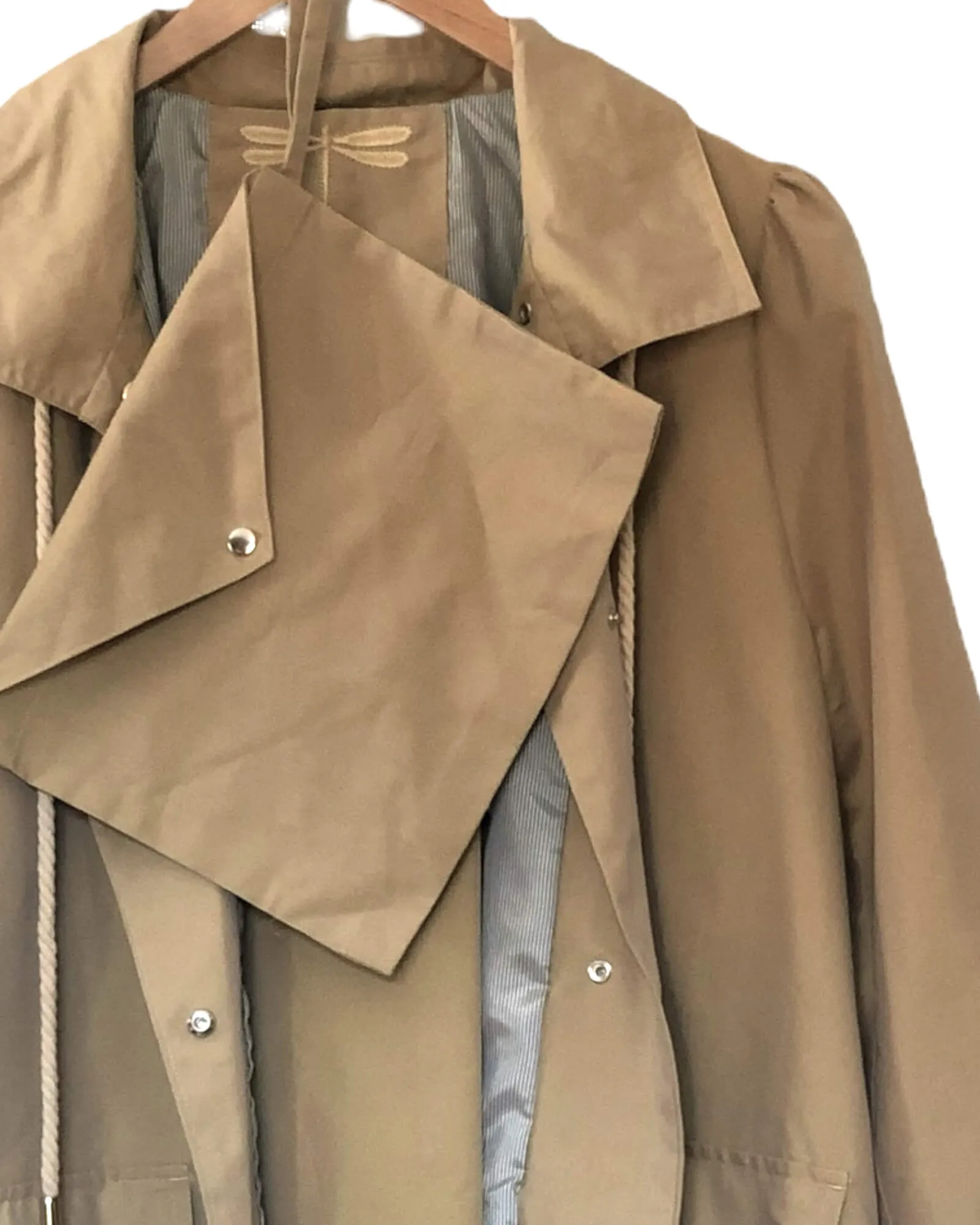Warm Spring British Tan Raincoat