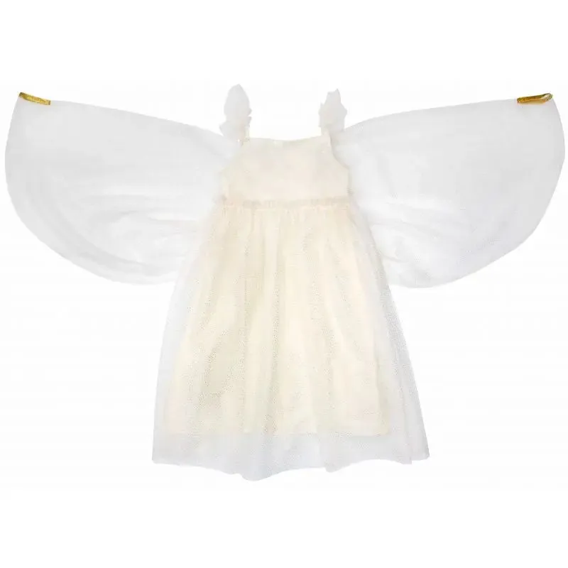 WHITE TULLE FAIRY DRESS-UP 5-6