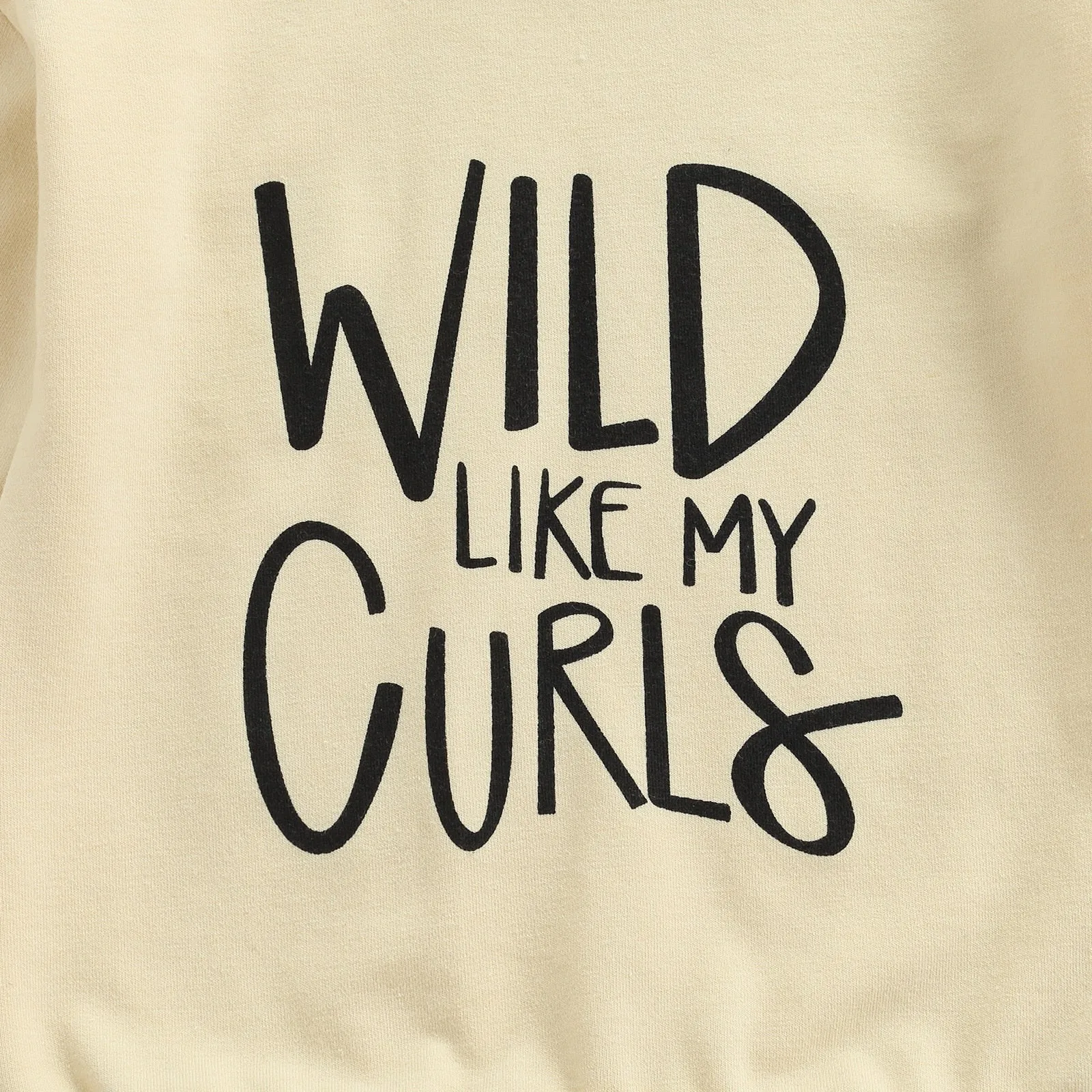 'Wild Like My Curls' Long Sleeve Sweatshirt, 2T-6T